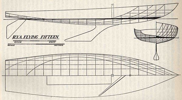 Diagramme de ligne Flying Fifteen Diagramme de ligne Flying Fifteen